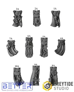 Loincloths, 3d printed parts For Sci-Fi Grimdark wargames, 2nd Born Marines - Picture 1 of 31