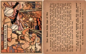 R164 Gum Inc, War Gum, 1941 WWII, SET BREAK, #12 Guardia Posteriore, Kota Bharu Malaya - Foto 1 di 1