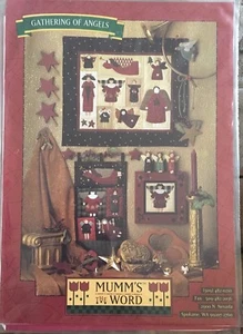 2 Trapuntini Vintage Mum’s The Word Debbie Mumm Applique Modelli Natalizi - Foto 1 di 3