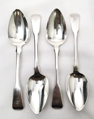 Antique Silver Georgian Spoons Hallmarked 1810 London  Mono S  122 gr. - Image 1 of 4