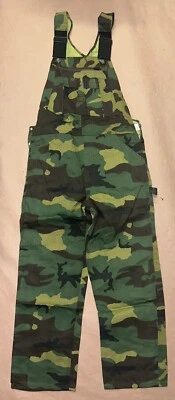 Vintage Liberty Military Camo Bib Overalls, Deadstock NWT, Size 32x30 - Image 1 of 3