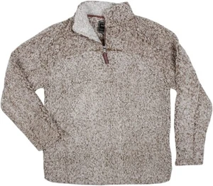 True Grit 1/4 Zip Frosty Tipped Pile Pullover Fleece Jacket, Men’s Size Small - Picture 1 of 4
