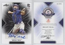 2021 Leaf Perfect Game National Showcase Auto Black /50 Brady Neal #BA-BN1 Auto