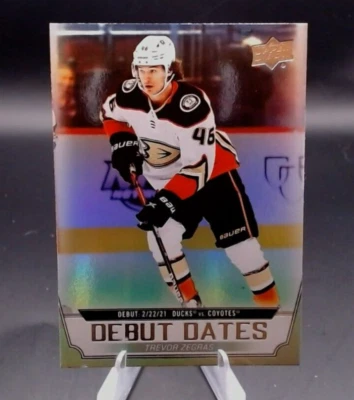 Trevor Zegras-2022-23 Upper Deck Debut Dates Anaheim Ducks #DD-13 - Image 1 of 2