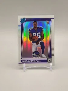 Kene Nwangwu 2021 Donruss Optic #233 clasificación Rookie Prizm variación - Imagen 1 de 2