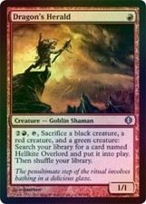 Dragon's Herald FOIL Shards of Alara Near Mint MTG Magic the Gathering DNA GAMES