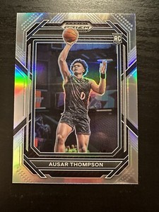 2023-24 Panini Prizm Draft Picks AUSAR THOMPSON Rookie Silver Prizm Pistons