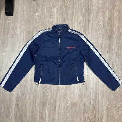 Jaqueta Tommy Hilfiger Menina Extra Grande Juventude Anos 90 Anos 00 Y2k Tommy Girl Sport Casaco Aaliyah - Imagem 1 de 4