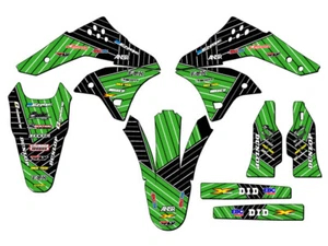 2006-2008 KX 250F RACE SERIES Green Senge Graphics Kit Compatible with Kawasaki - Picture 1 of 4
