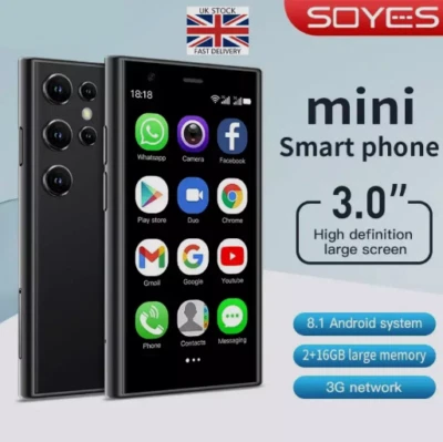 Unlocked SOYES S23 Pro Mini Smartphone 3G 2GB +16GB Android 8.1 Dual SIM NEW UK - Image 1 of 4