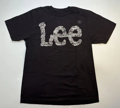 Camiseta Lee Para Hombre Manga Corta Logo Cuello Redondo Tallas M-2XL 100% Algodón Marrón Nueva Foto 1 de 4