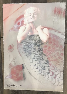 David Bromley Extremely Rare Marilyn Monroe Print Hand Signed 83.5x58.5 Cm Beaut - Picture 1 of 8