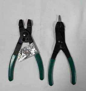 Juego de alicates de anillo a presión convertibles SK 7644 + puntas, hechos en EE. UU. - Imagen 1 de 9