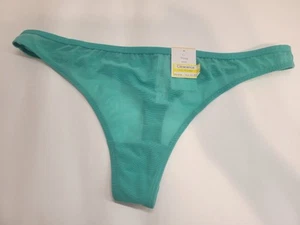 Auden Mesh Thong Panty Green Women's Size M NWT - Picture 1 of 2