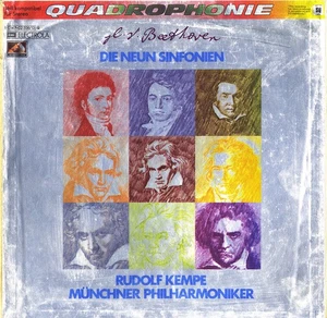 8LP BEETHOVEN 9 Symphonies, Overtures KEMPE GEDDA Munich PO Electrola C147-2506 - Picture 1 of 3