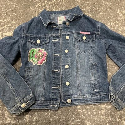 Chaqueta vaquera vintage Y2K Bobby Jack con capucha bordada niñas 10 Foto 1 de 4