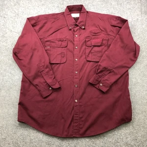 Vintage Camel Trophy Shirt Mens 2XL Button Up Outdoor Utility Safari Pockets - Picture 1 of 9