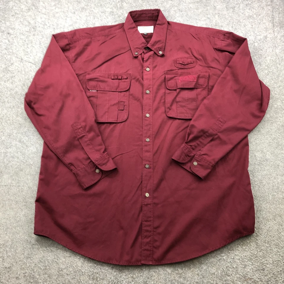 Vintage Camel Trophy Shirt Mens 2XL Button Up Outdoor Utility Safari Pockets - Image 1 of 4
