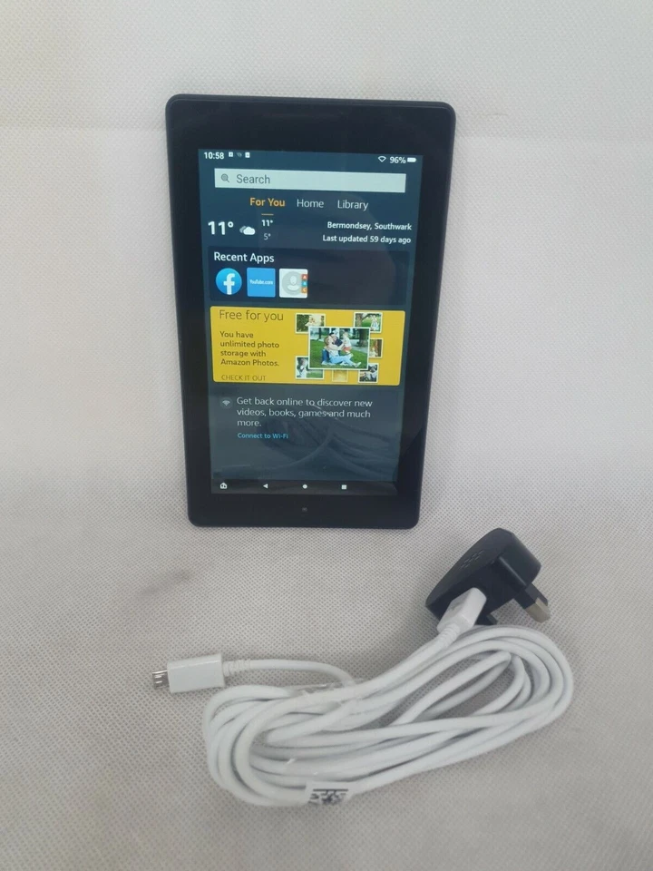Amazon Fire 7 (7th Generation) 7" 16GB Wi-Fi Tablet - Black - Image 1 of 4