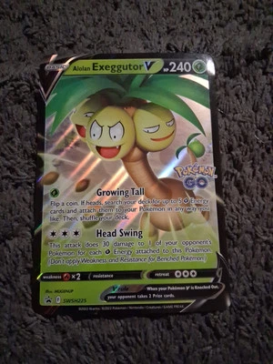 Alolan Exeggutor V SWSH225 Jumbo Cards Holo - Image 1 of 2