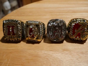 Alabama Tide Fans Sammlerstücke Ringe Set zu Ehren ihrer Meisterschaften  - Bild 1 von 9