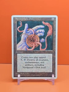 π€π€π€ 1995 MAGIC The Gathering NEVINYRRALS DISK 4TH EDITION HEAVY PLAYED π€π€π€ - Picture 1 of 2