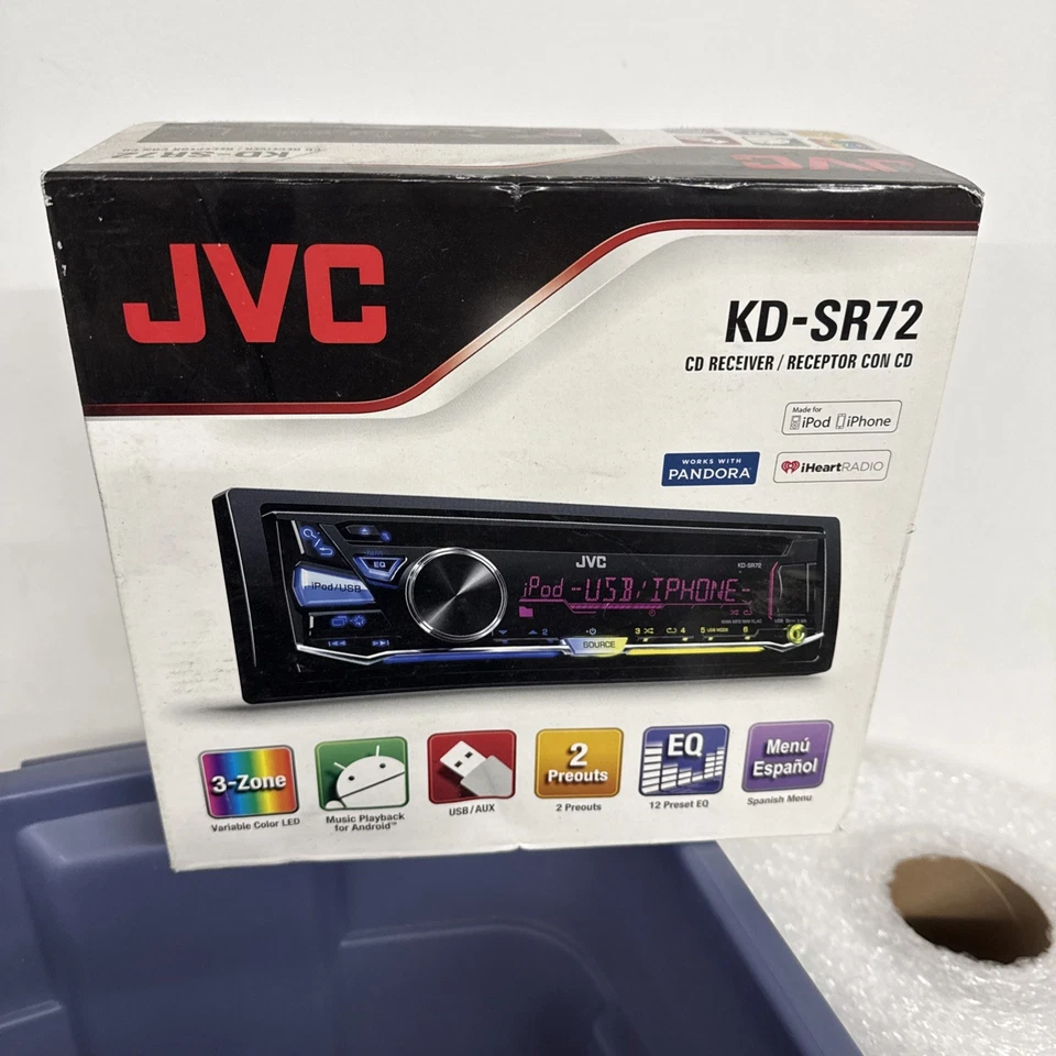 KENWOOD KD-SR72 CAR STEREO New In Box - Image 1 of 1