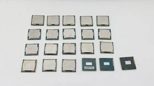 Konvolut CPU Intel Prozessoren, verschiedene Modelle und Sockeltypen, 21 Stück u - Bild 1 von 1
