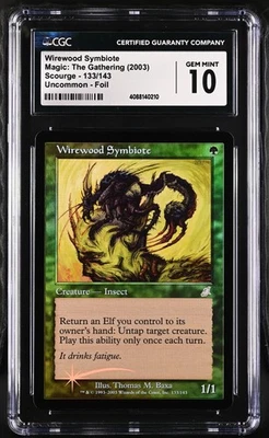 WIREWOOD SYMBIOTE Scourge Foil CGC 10 MTG [Nostalgium] - Image 1 of 2