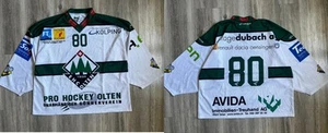 EHC Olten Eishockey Trikot Suisse Match Worn Schweiz Gr. L # 80 - Bild 1 von 8
