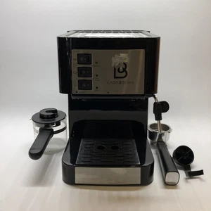 Casabrews Espresso Coffee Machine w/Milk Frother Wand, Black & Silver - Picture 1 of 11