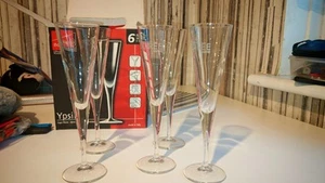 Bormioli Rocco Ypsilon 5x Champagne Glasses - Picture 1 of 5