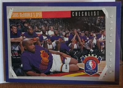1993-94 Upper Deck #507 McDonald's Open Checklist Charles Barkley Phoenix Suns  - Image 1 of 2