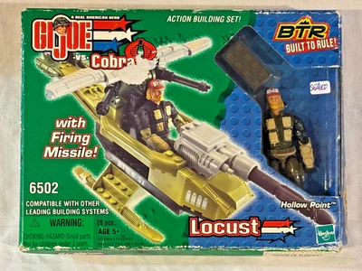 Винтажный 2003 GI Joe игровой набор * запечатанный в коробке * саранча #6502 * Lego-Like * HASBRO - Изображение 1 из 4