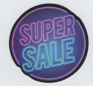 Neon Lights Super Sale 2.75" Laptop Bottle Window Waterproof Vinyl Sticker Decal - Picture 1 of 1