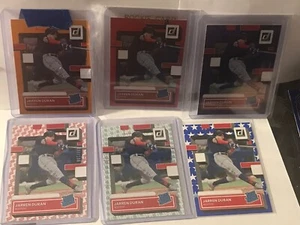 2022 Donruss JARREN DURAN  Rookie Lot Of 6. 100 87/100 Liberty Purple Red Sox - Picture 1 of 7