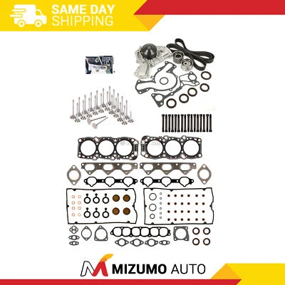 Head Gasket Set Valves Timing Belt Kit Fit 91-99 Dodge Stealth 3000GT 6G72 6G72T - Image 1 of 4