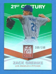 Elite 21st Century #81 2015 Zack Greinke Dodgers 169/199 - Imagen 1 de 1