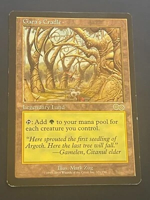 Gaea's Cradle - Urza's Saga - Light Play - English - MTG Reserve List - Image 1 of 2