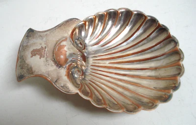 DE COLECCIÓN VICTOR OBLER NYC PLACA DE PLATA CONCHA VIEIRA BON PLATO 120g Foto 1 de 4