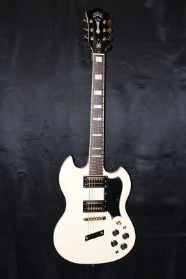 Guitarra Eléctrica Guild Polara Kim Thayil Cuerpo Sólido De Colección Blanca Foto 1 de 4