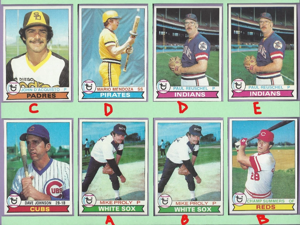 1979 Topps (#405-#548), NM-MT, free shipping, quantity discounts, prices listed - Image 1 of 1
