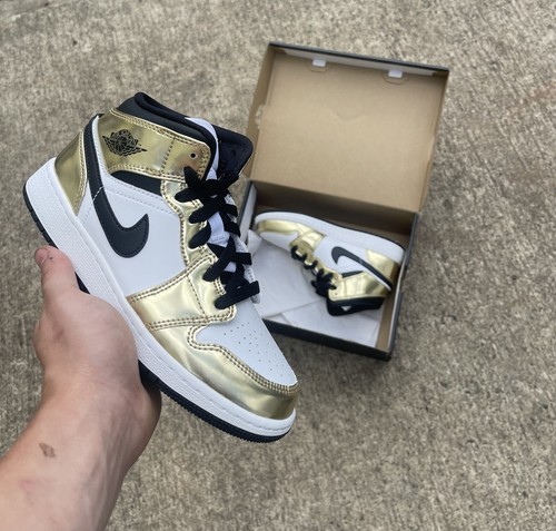 Taglia 8 5 Jordan 1 Mid SE oro metallizzato 2020