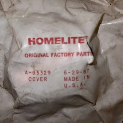 GENUINE HOMELITE ST80 ST100 ST120 AIR FILTER COVER W/DECAL  A-95329 - Image 1 of 3