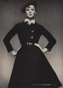 1962 Norman Norell: Avedon Dress Vintage Print Ad - Picture 1 of 1