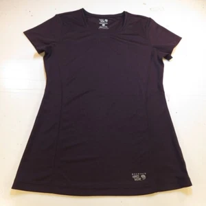 NEW MOUNTAIN HARDWEAR GYM WORKOUT ATHLETIC JERSEY TEE T SHIRT Womens S Purple - Picture 1 of 4