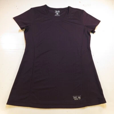 NUEVA CAMISETA JERSEY ATLÉTICO ENTRENAMIENTO GIMNASIO MONTAÑA HARDWEAR Mujer S Púrpura  Foto 1 de 4