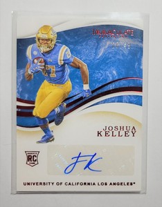 Joshua Kelley Auto /49 sp Rookie #85 2020 Panini Immaculate Collection Football 