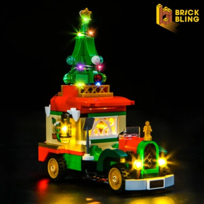 BrickBling LED Licht Kit für LEGO Santa's Delivery Truck 40746（Standard）