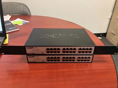 D-Link  DGS (DGS-1024D) 24-Ports External Switch x2 - Image 1 of 4